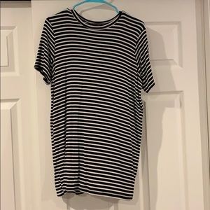 Stripped T-Shirt Dress